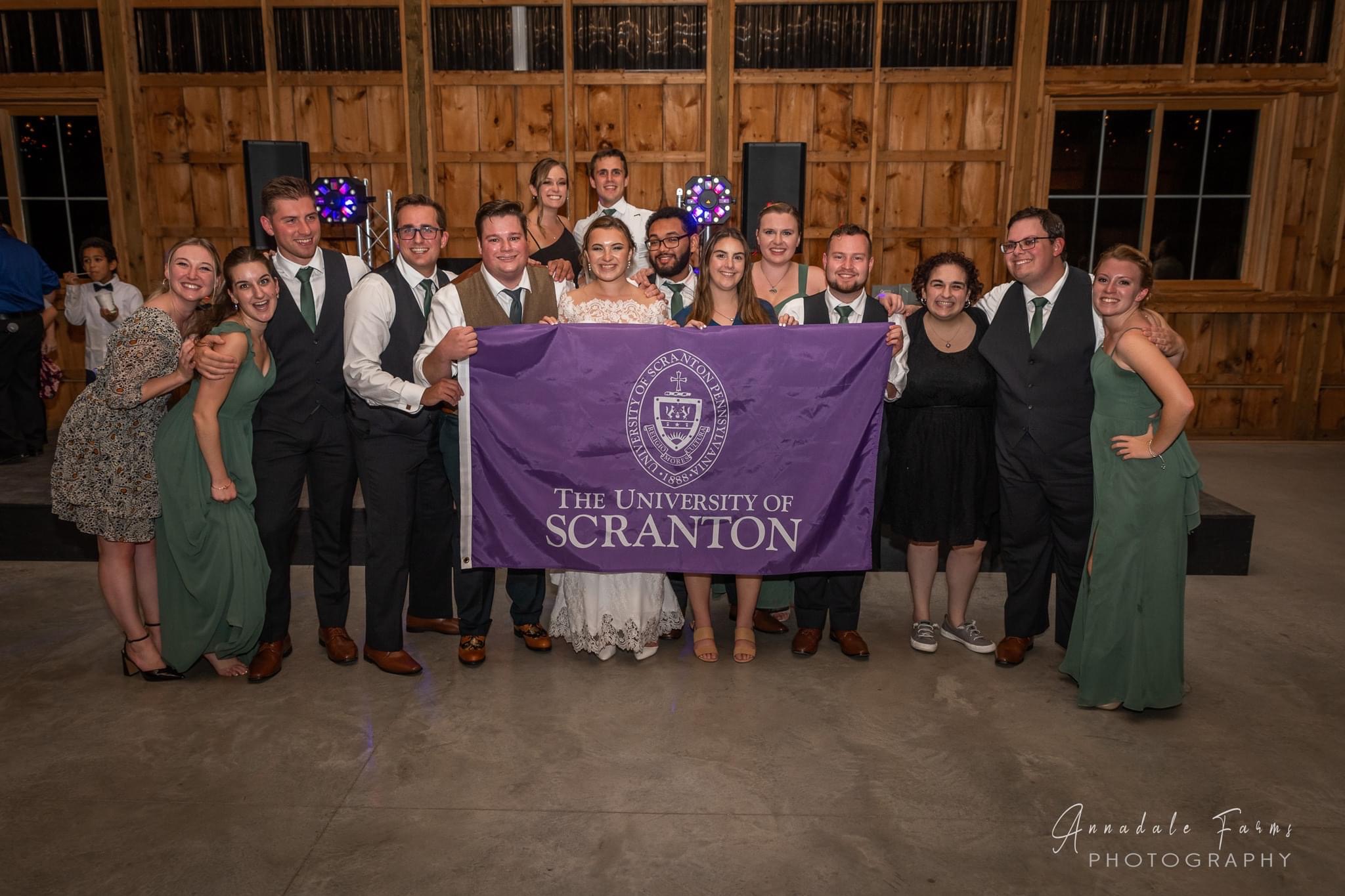 University of Scranton Alumni at our Wedding!
