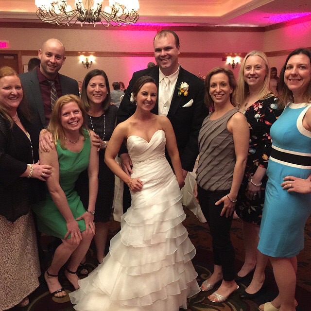 Scranton alumni '98 and '99 at the wedding