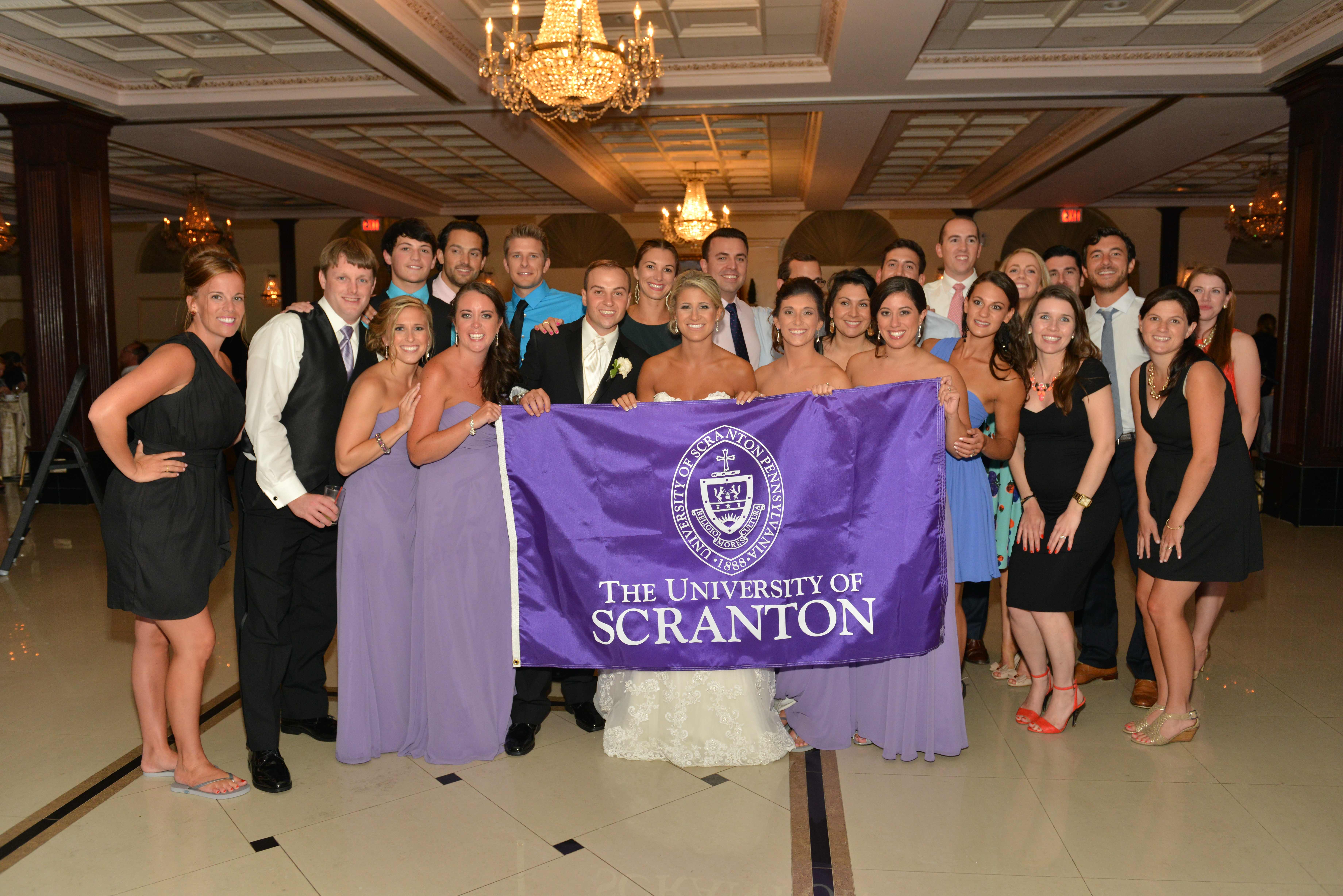Annemarie '09 & Charles '09 got married on 8/2/14