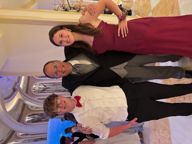 Ned Jr (center). Children Robbie and Elizabeth