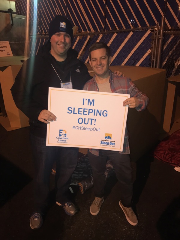 Scranton Alumni Sleep Outside for Homeless Youth